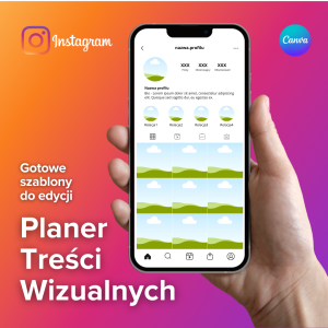 PLANER TREŚCI WIZUALNYCH Instagram (szablon)